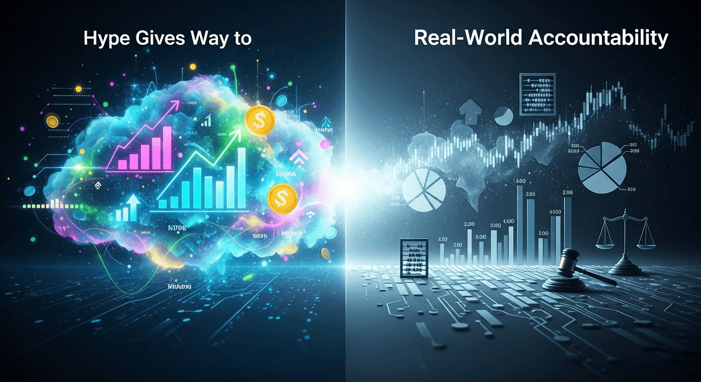 AI Market Sentiment Shifts as Hype Gives Way to Real-World Accountability