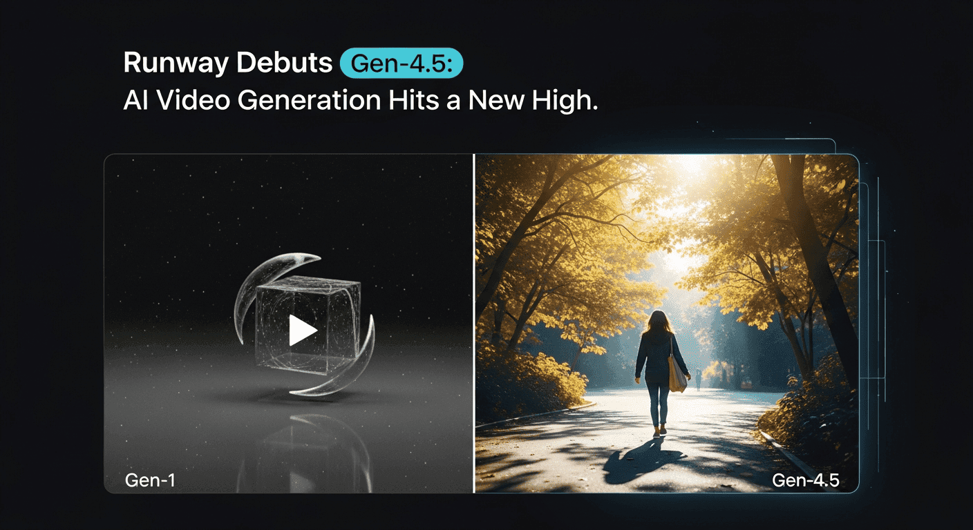 Runway Debuts Gen-4.5: AI Video Generation Hits a New High