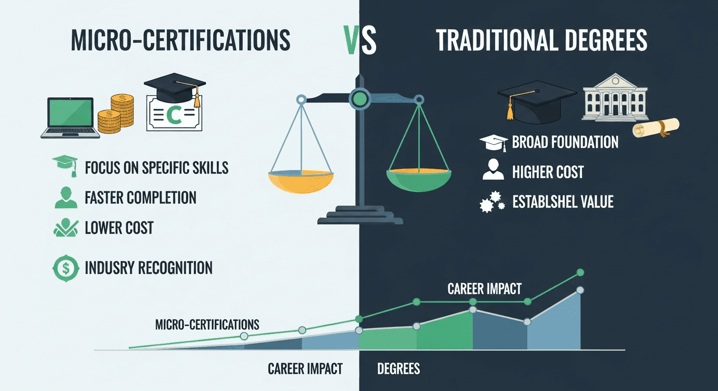 The Rise of Micro-Certifications: Are Short Tech Courses Worth More Than Degrees?