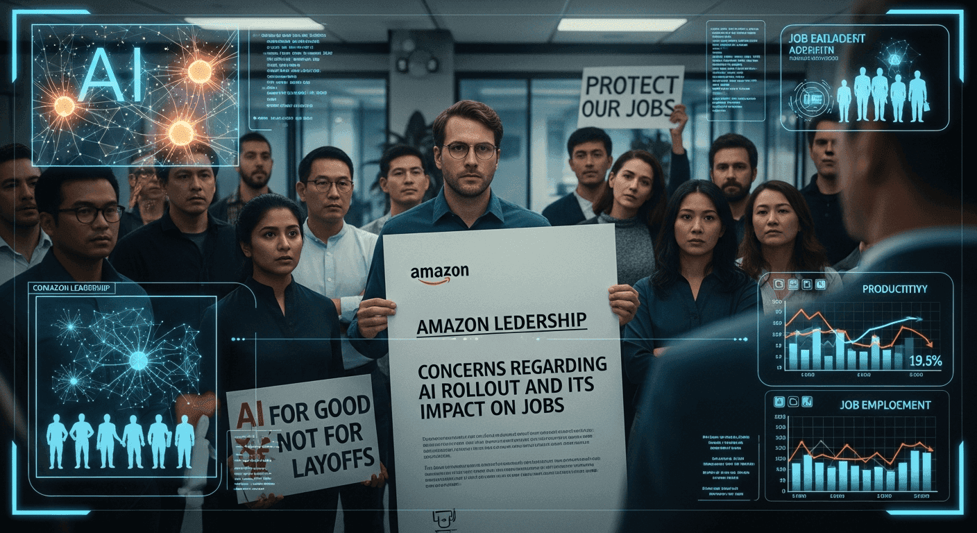 Amazon Staff Warn AI Rollout Risks in Open Letter to Leadership