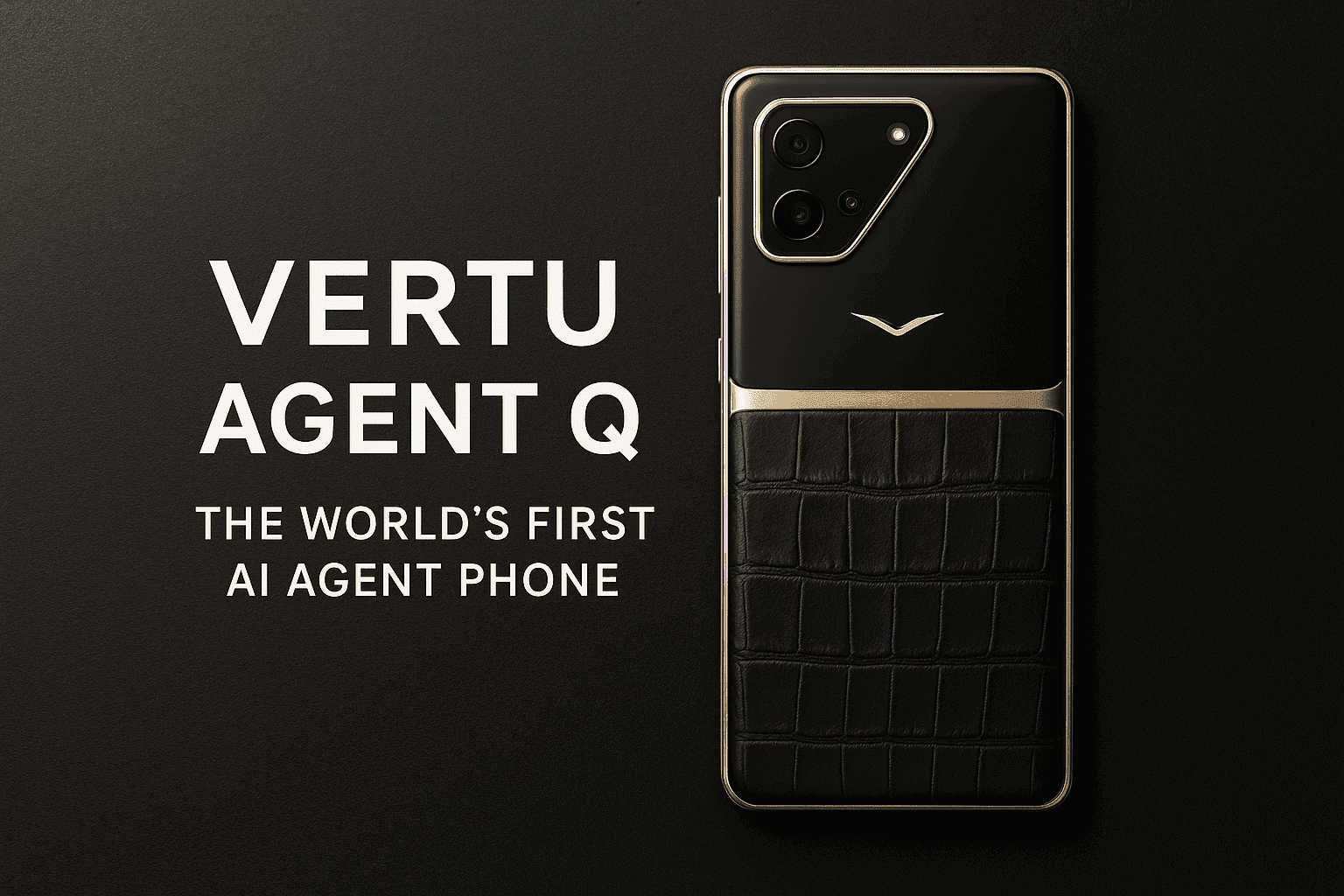 VERTU Unveils Agent Q: The World’s First AI Agent Phone