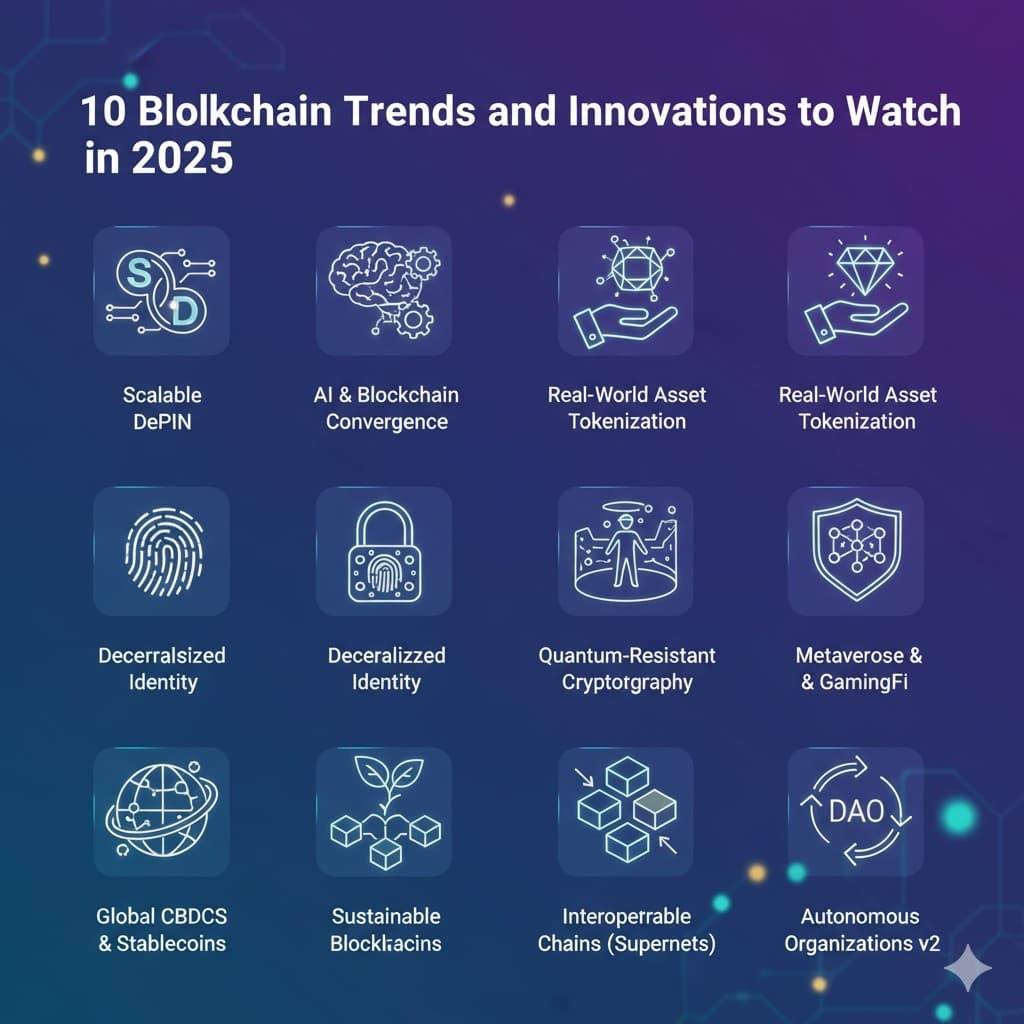 10 Blockchain Trends and Innovations to Watch in 2025