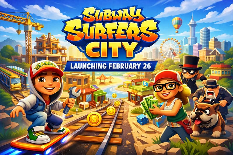 Subway Surfers City Launches Globally on February 26
