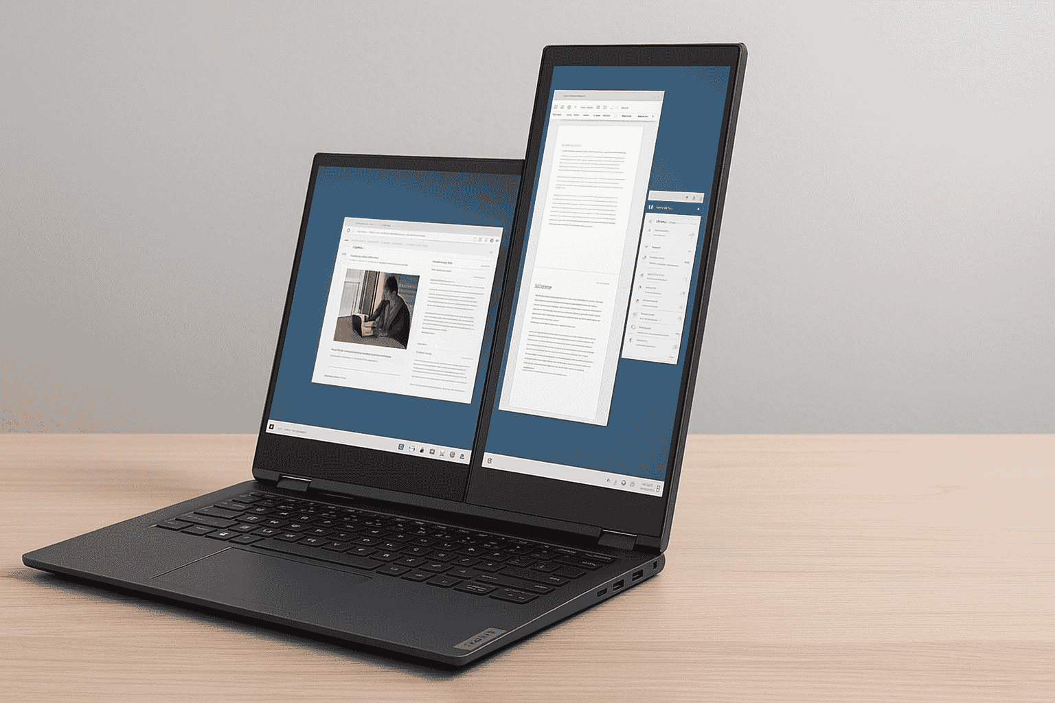 Lenovo Unveils Rotating Screen Laptop Concept That Reinvents Productivity