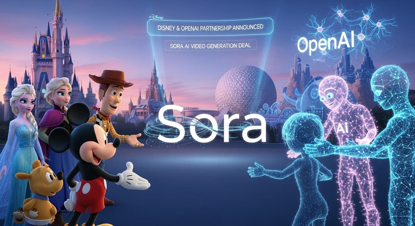 Disney signs deal with OpenAI to allow Sora to generate AI videos