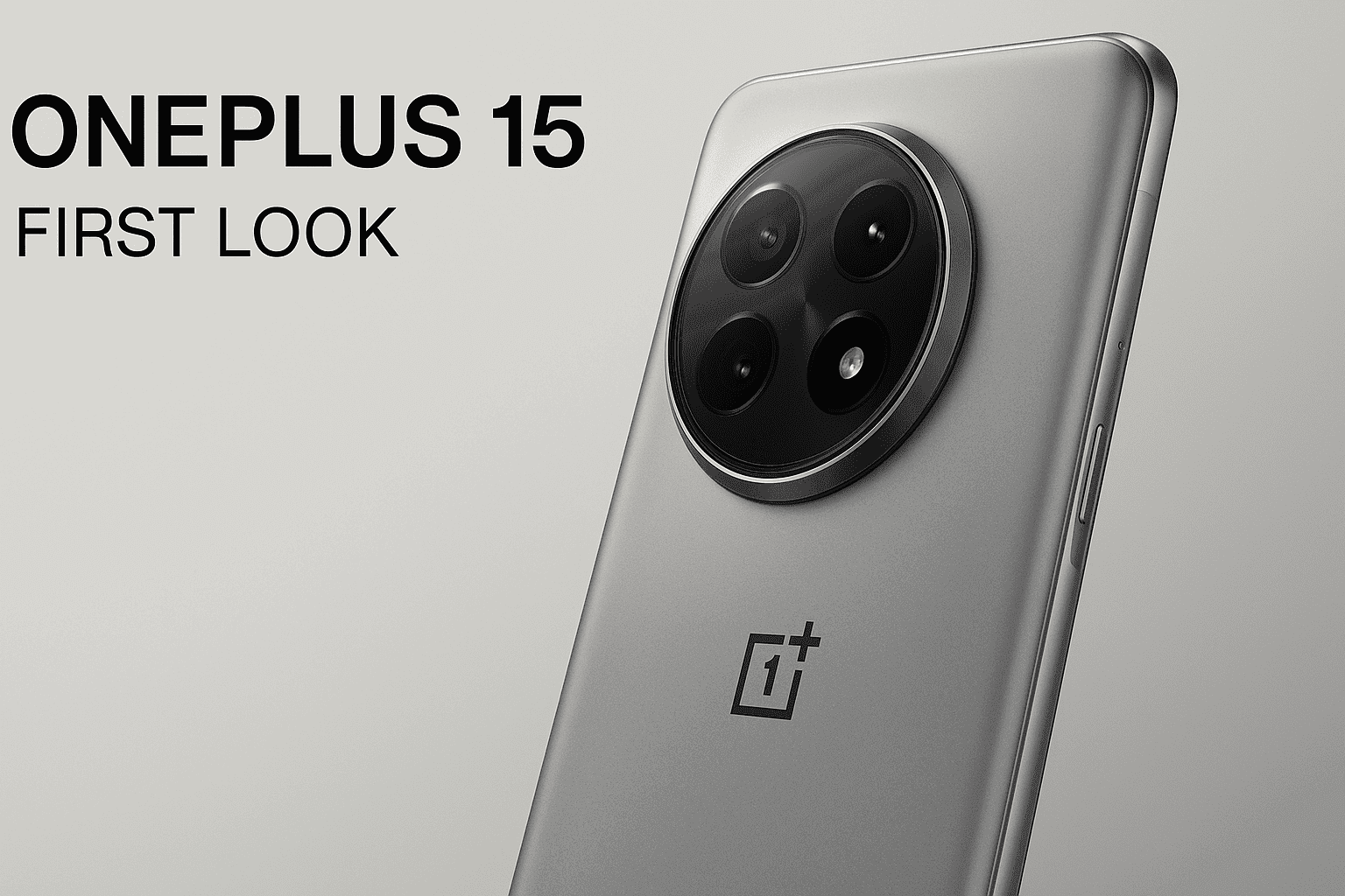 OnePlus 15 Redefines Flagship Power with Snapdragon 8 Gen 4 and New Design