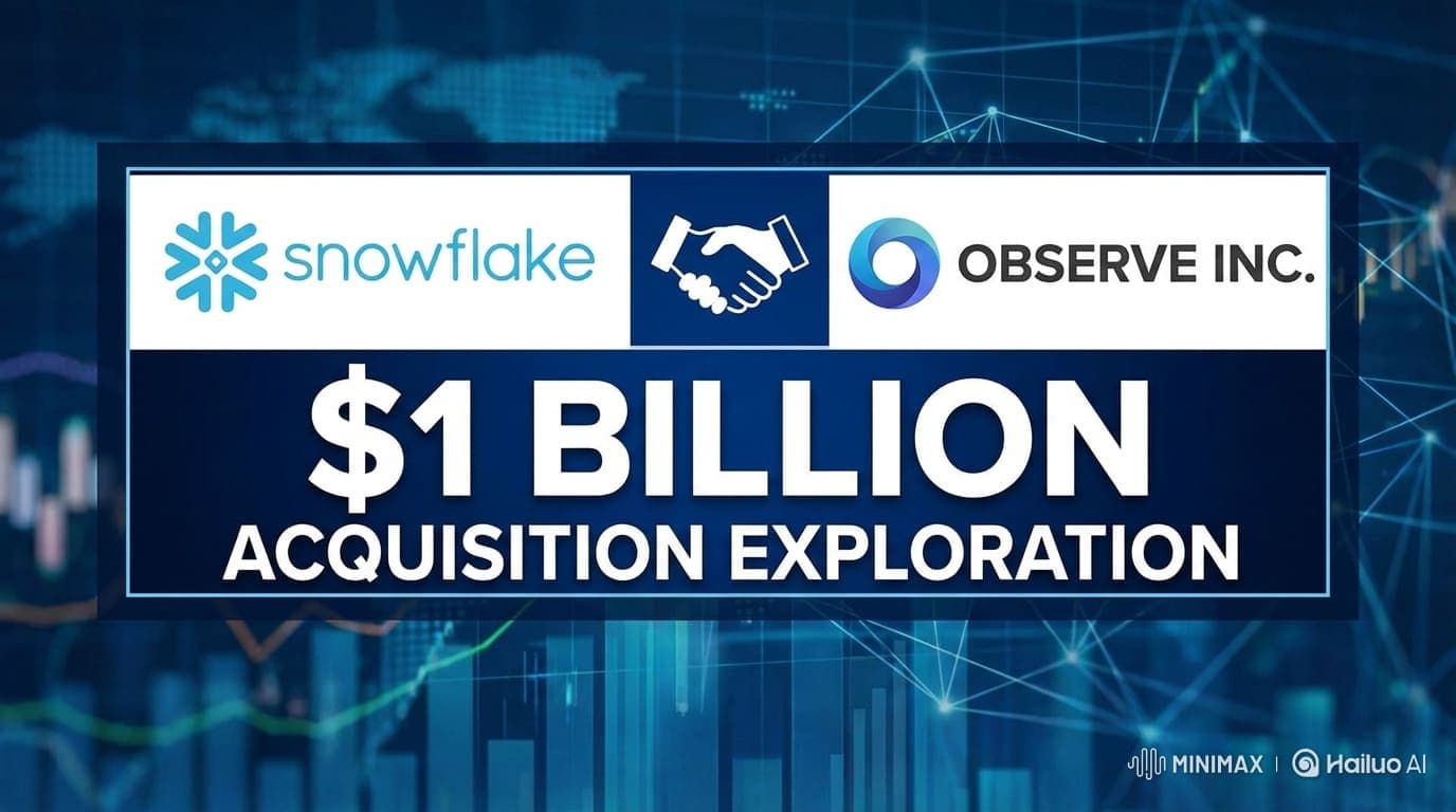 Snowflake Explores $1 Billion Acquisition of App Monitoring Firm Observe Inc.