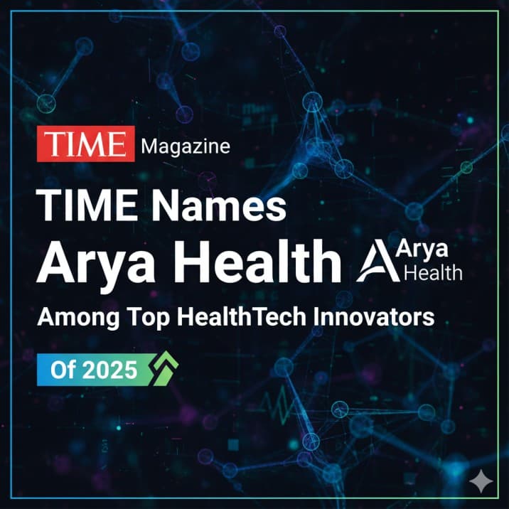 TIME Names Arya Health Among Top HealthTech Innovators of 2025