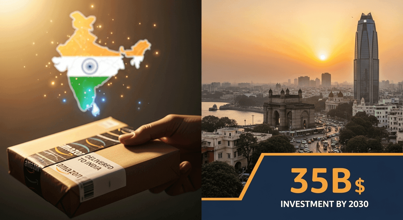 Amazon Pledges Record $35B Investment in India by 2030