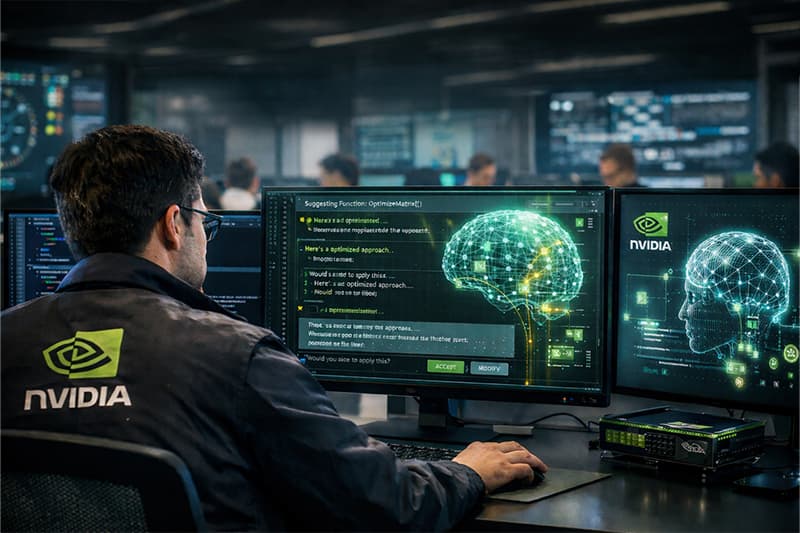 Nvidia Arms 30,000 Engineers With AI Coding Assistants