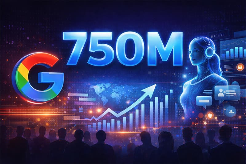 Google Gemini Tops 750M Monthly Users in AI Adoption Surge