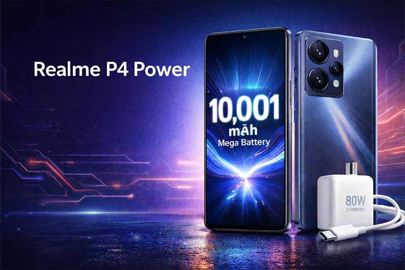 Realme P4 Power Launches with Marathon 10,001mAh Battery and 144Hz Display